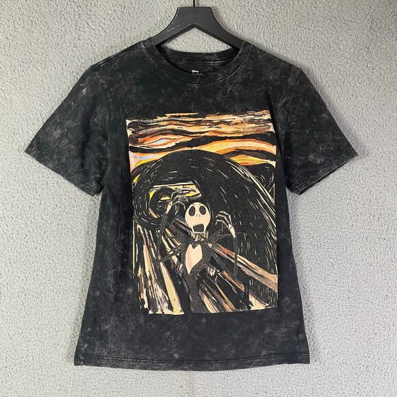 Tim Burton Nightmare Before Christmas Sally Graphic Tee Acid Wash XS Disney‎ - Picture 6 of 6
